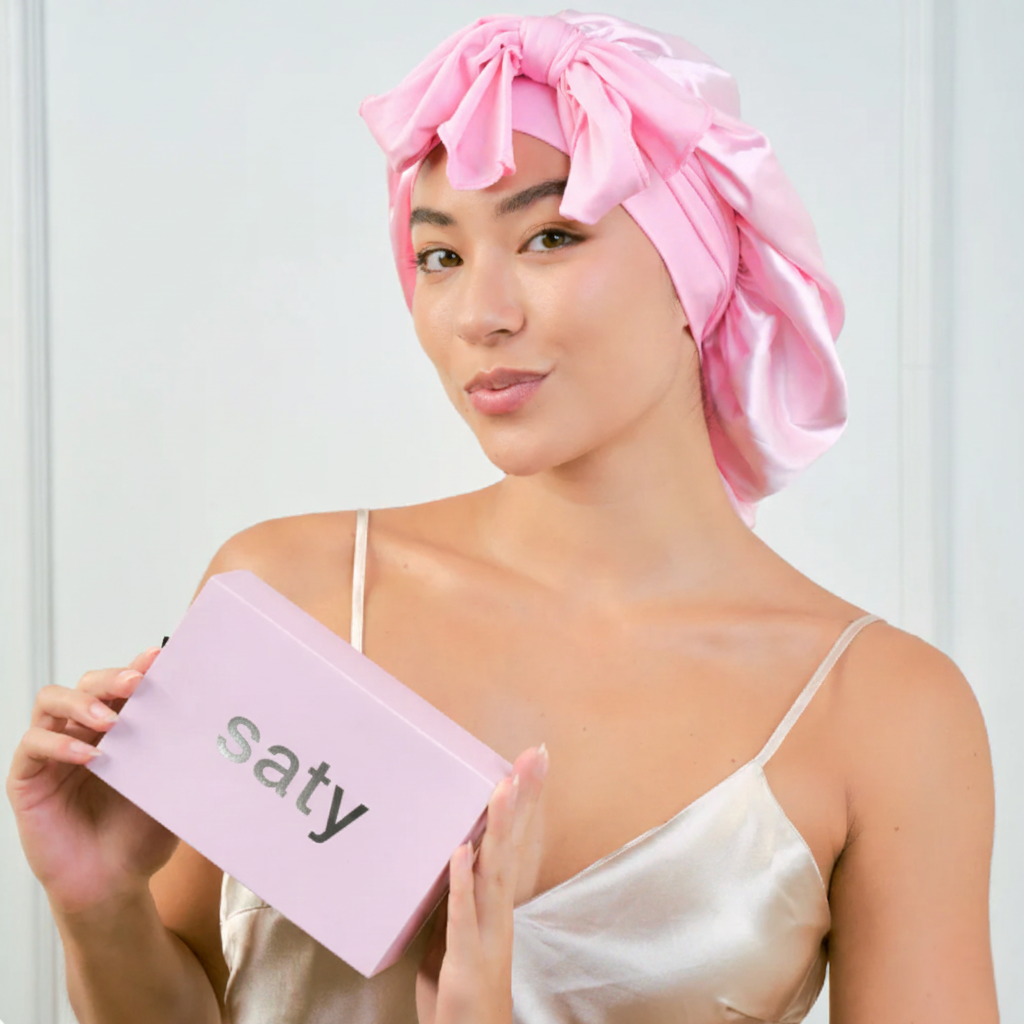 SATY – Jedwabny czepek nocny