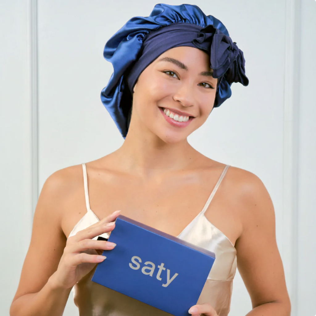 SATY – Jedwabny czepek nocny