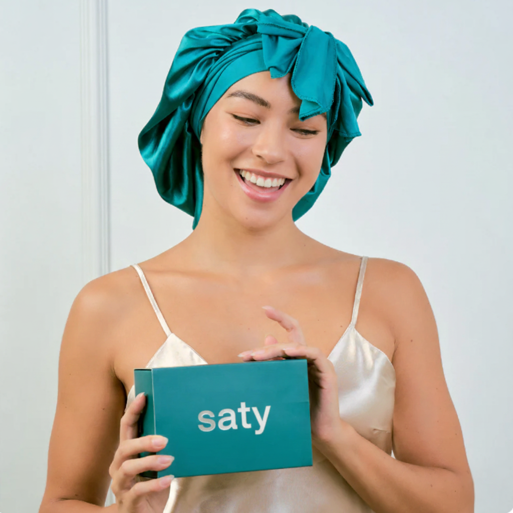 SATY – Jedwabny czepek nocny